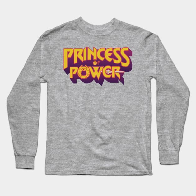 Power Of A Princess Long Sleeve T-Shirt by DeepDiveThreads